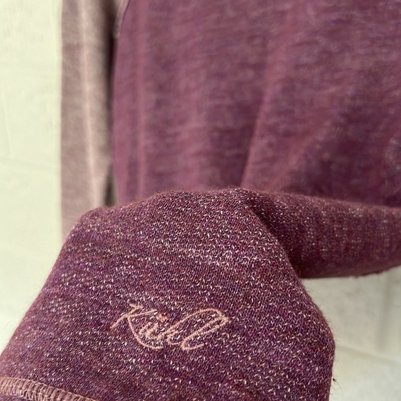 Kuhl Women’s Nova Wool Blend Cowl Neck Sweater Purple Long Sleeve Pullover Large - Picture 7 of 12